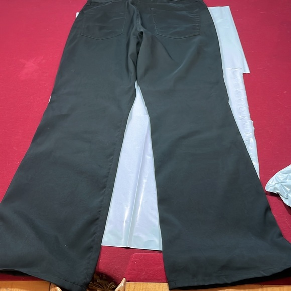 Tommy Hilfiger BLACK polyester dress Pants Women Size 11 Flared Leg, Y2K, 90s - Picture 13 of 13